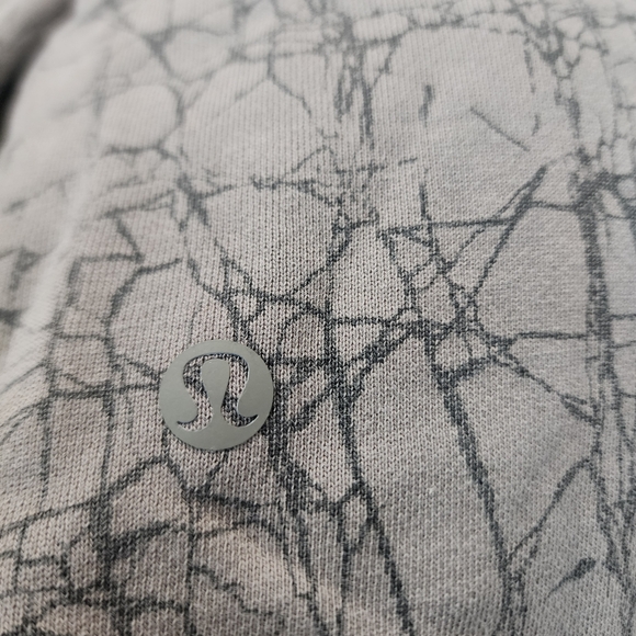 Lululemon Warm Down Jogger Pants  Thread Dye Slim Fit Mid Rise Cotton Terry  8 - Picture 7 of 9